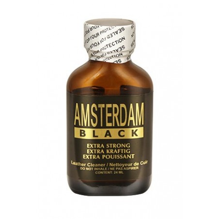 Amsterdam Black 24ml - Poppers grandes