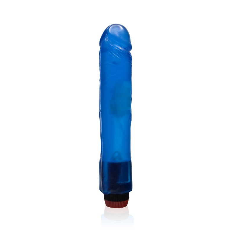 SI IGNITE Cock with Vibration, 26 cm (10 in), Blue - TOYS