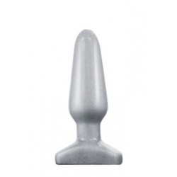 HIDDEN DESIRE Butt Plug “The Bold”, Silver (M) - TOYS