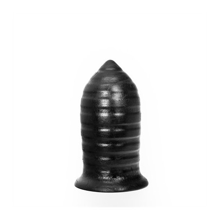 ALL BLACK Butt Plug AB85, Vinyl, Black, 16 cm (6,25 in) - TOYS